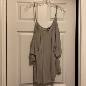 TORRID sheer shoulderless top